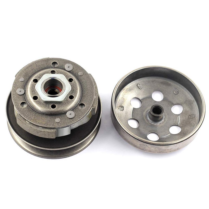 Trkimal Driven Pulley Rear Clutch for GY6 49cc 50cc 80cc 139QMB engine, Complete GY6 Clutch Compatible Scooter Moped ATV Go Kart Taotao Roketa Sunl - Image 2
